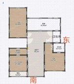 中梁滨江壹号 6楼 127平 358万