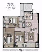 华润九悦 24楼 121平米 368万 西边间